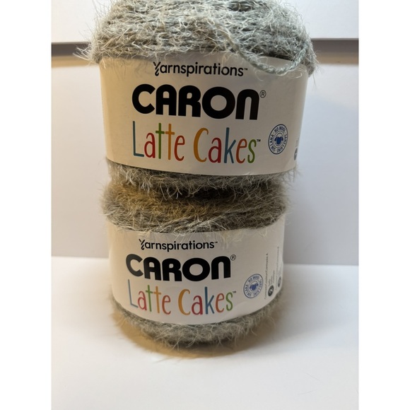 Caron Other - 2 Cakes Caron Latte Cakes Yarn - Gray Velvet